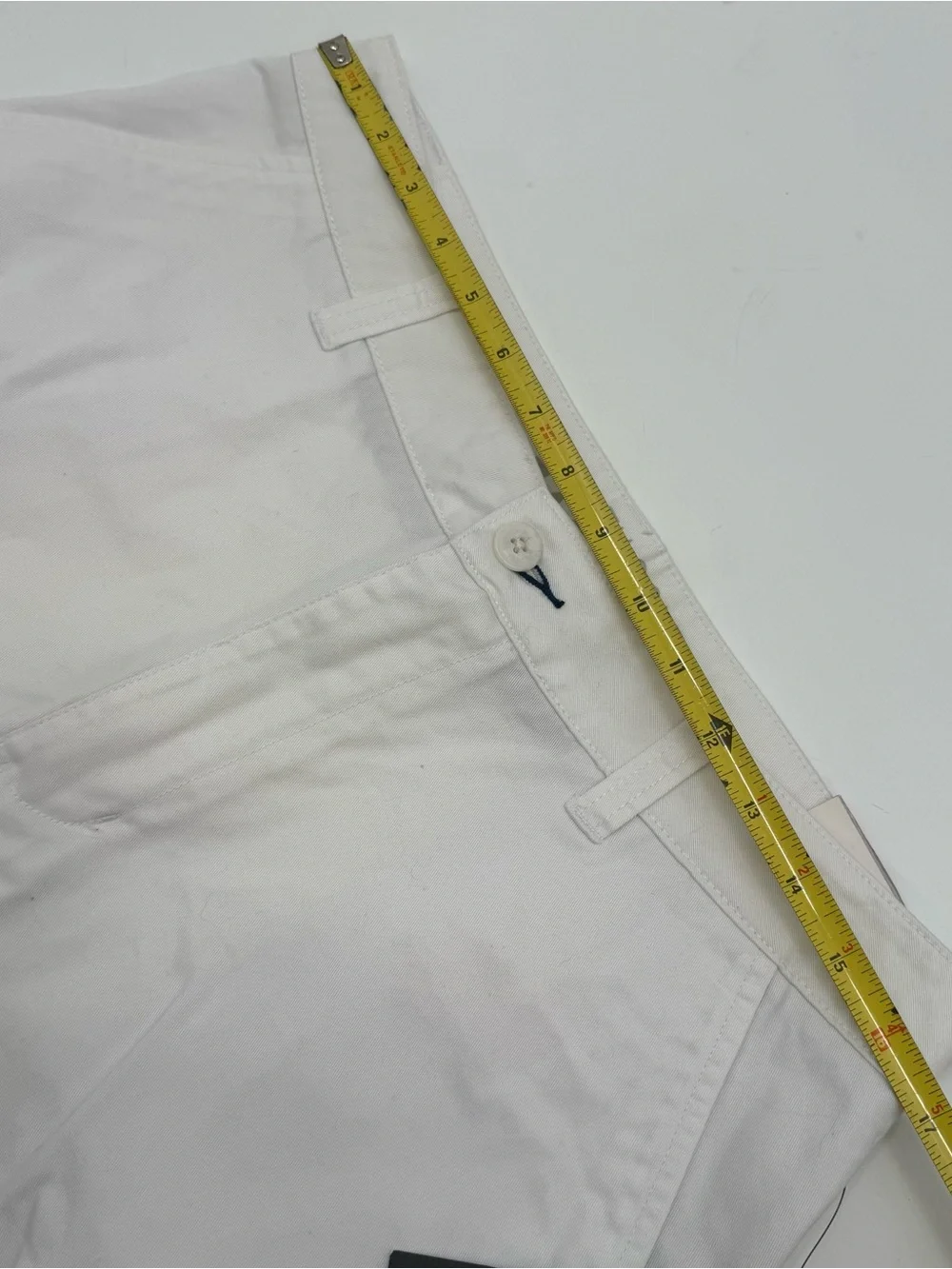 Kenneth Cole Reaction White Flat Front Men’s Shorts